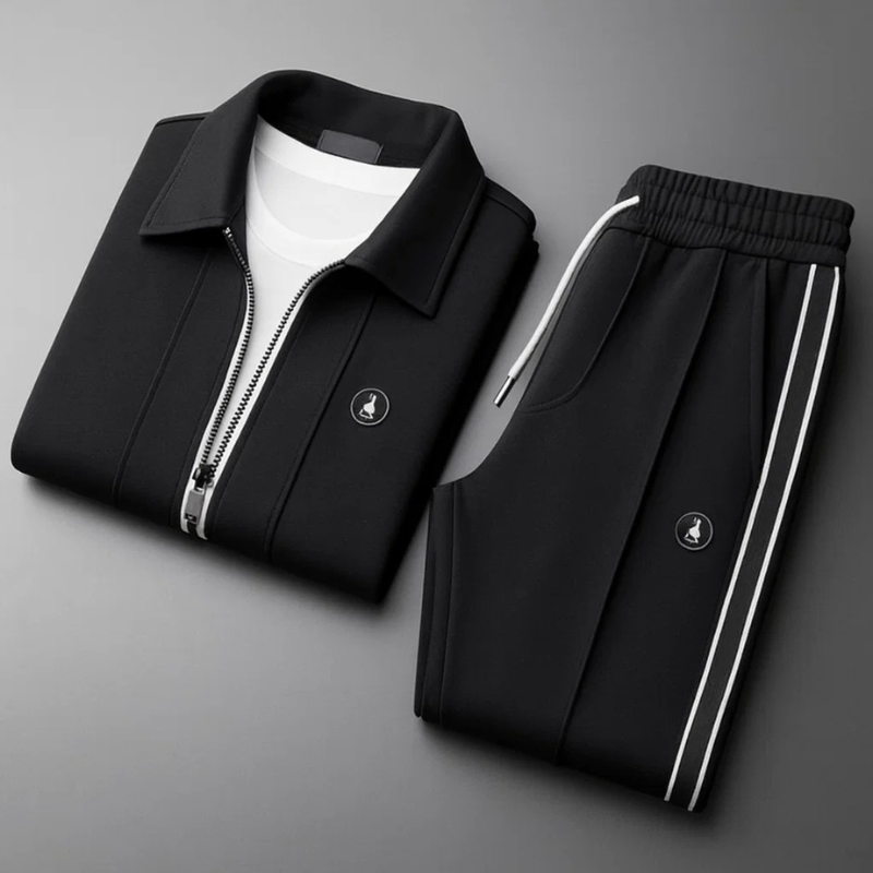 Men's Stripe Tracksuit Set