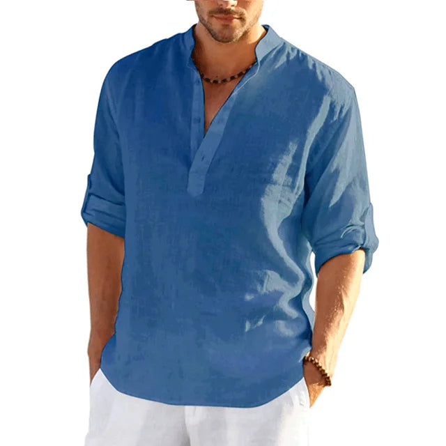 Men's Summer Linen Shirt