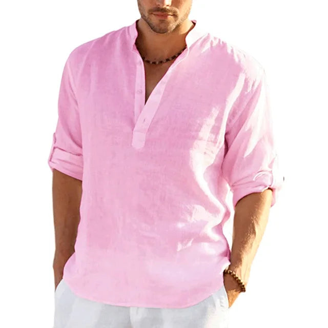 Men's Summer Linen Shirt
