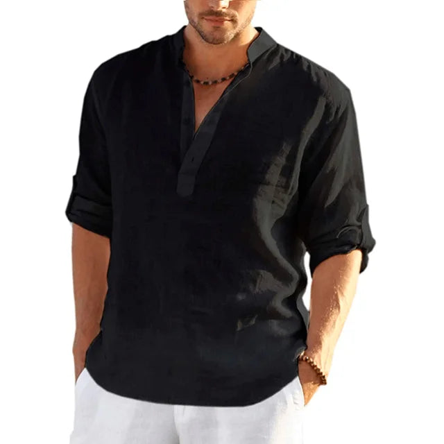 Men's Summer Linen Shirt