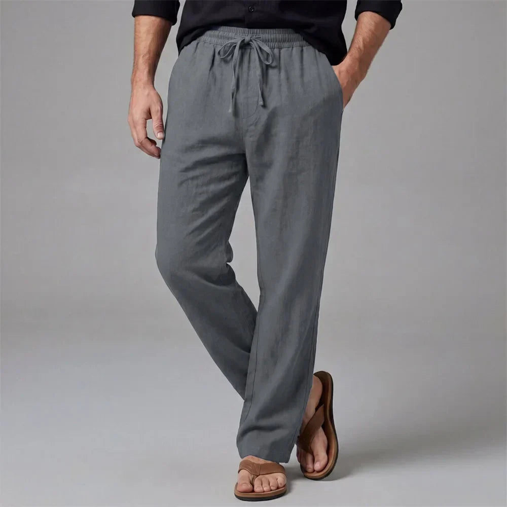 Men's Summer Linen Trousers