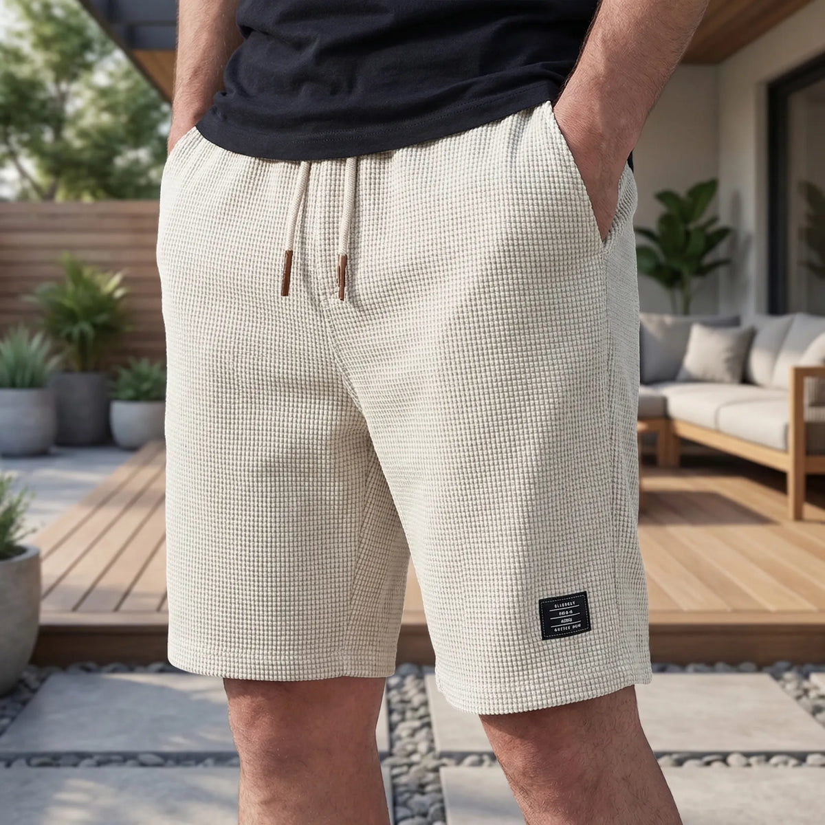 Men's Summer Shorts with Elastic Waistband