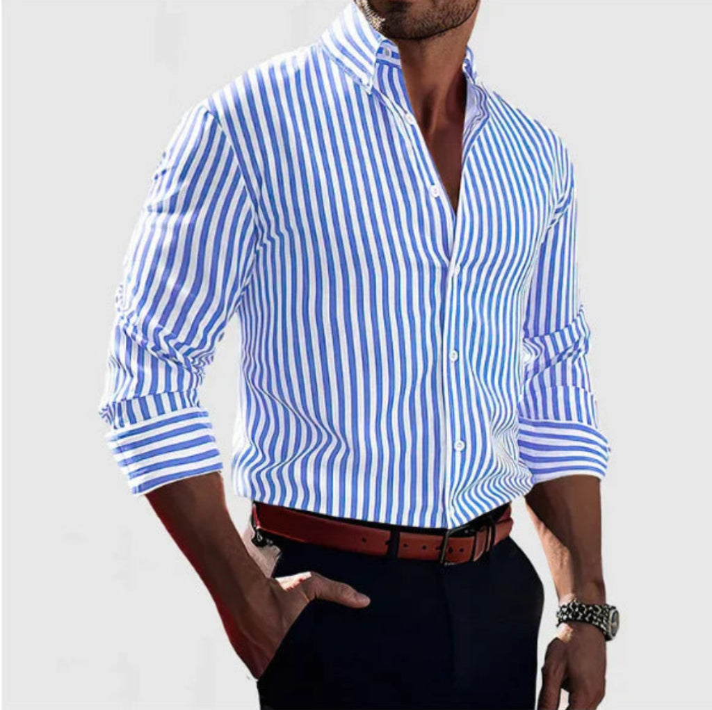 Men's Vertical Striped Shirt