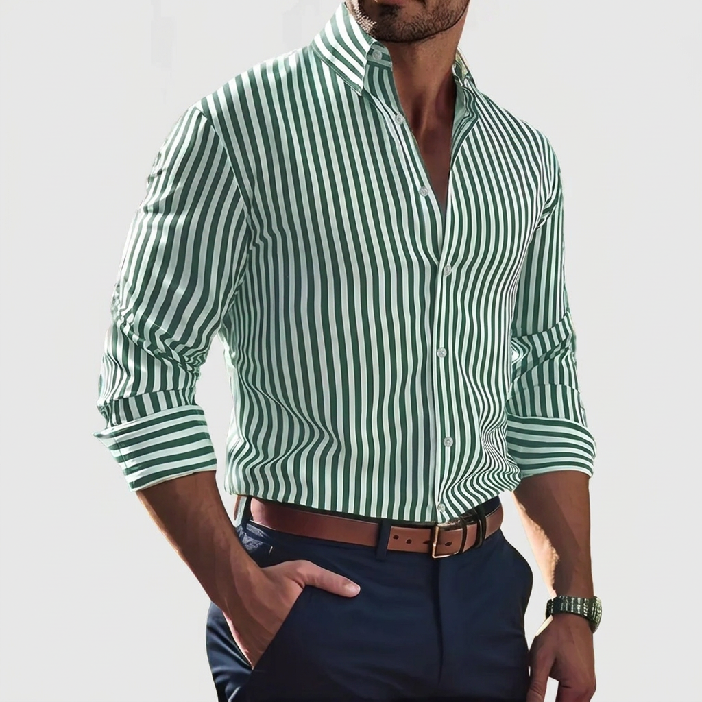 Men's Vertical Striped Shirt