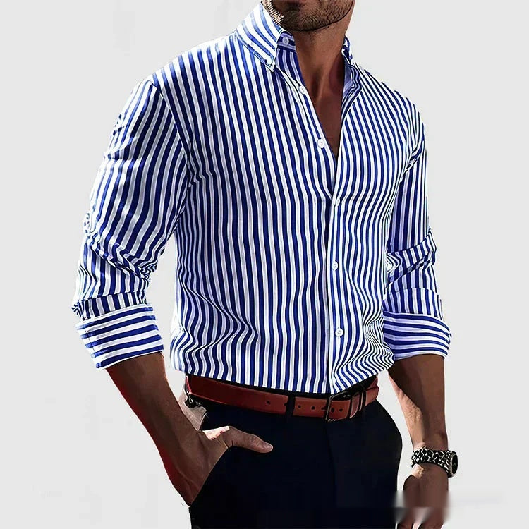 Men's Vertical Striped Shirt