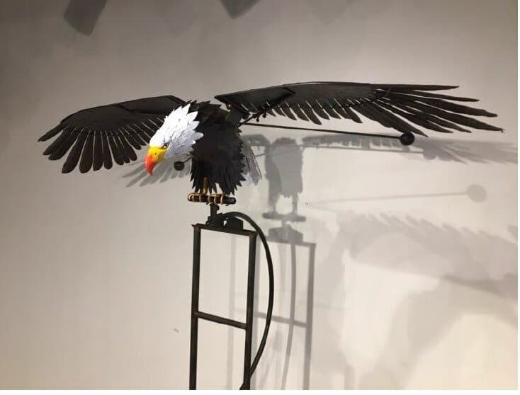 Metal Bird Wind Spinner - Decorative Garden Ornaments