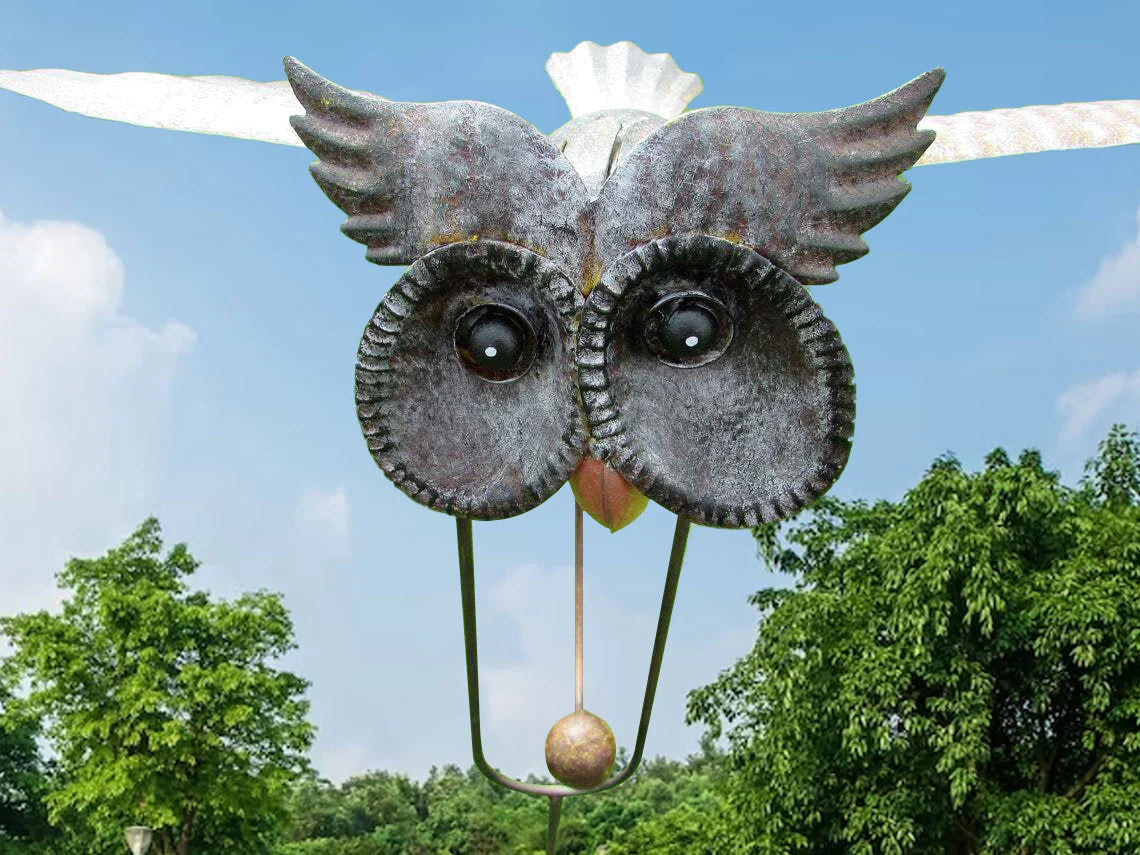 Metal Bird Wind Spinner - Decorative Garden Ornaments