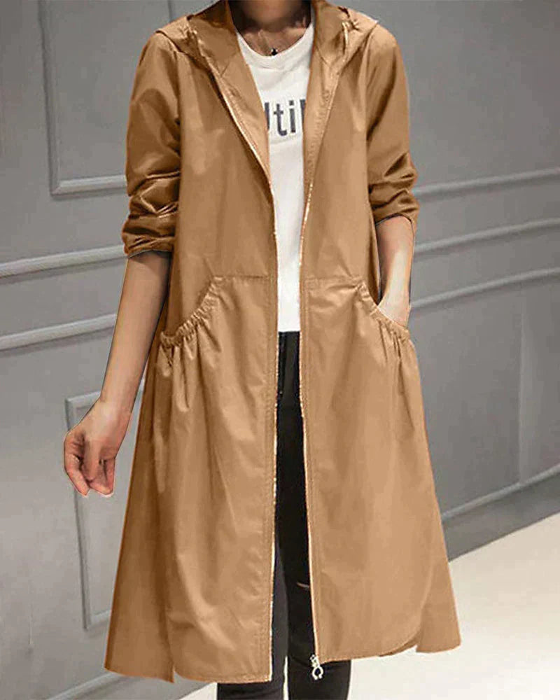 Image of Mia | Women's Longline Hooded Jacket