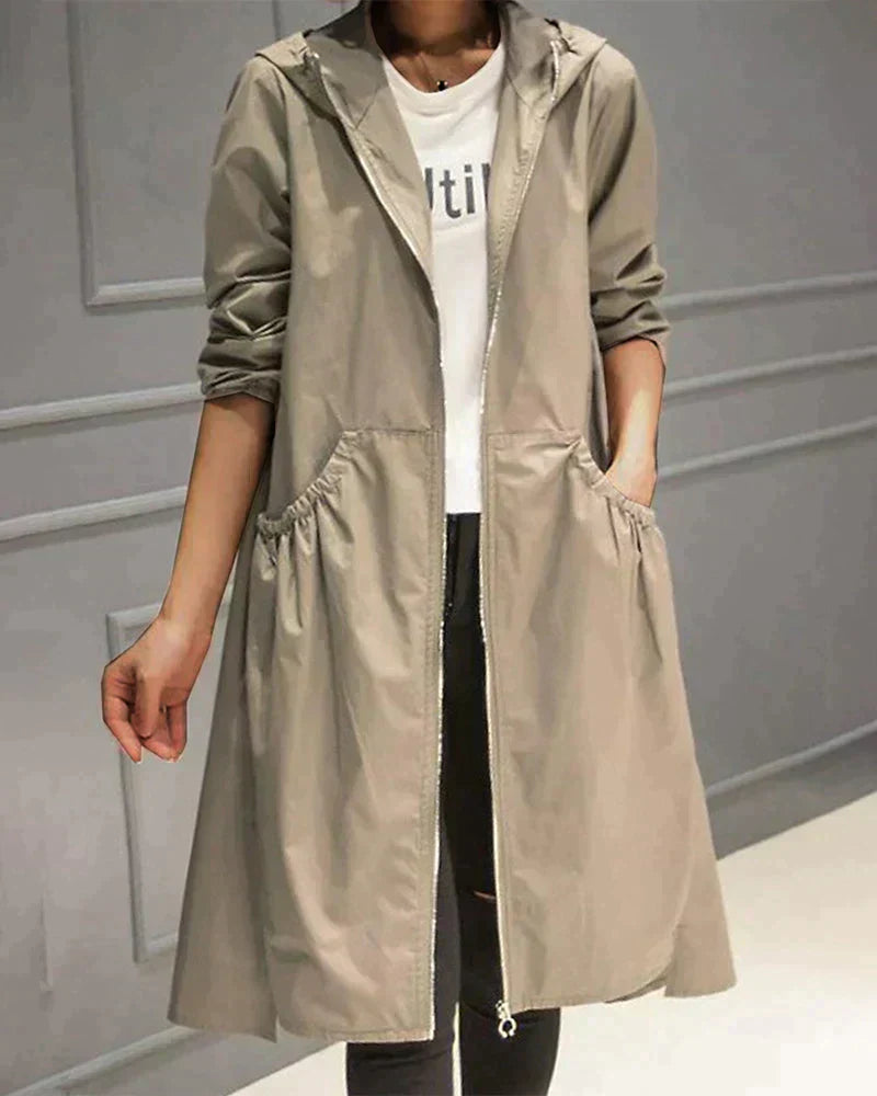 Image of Mia | Women's Longline Hooded Jacket