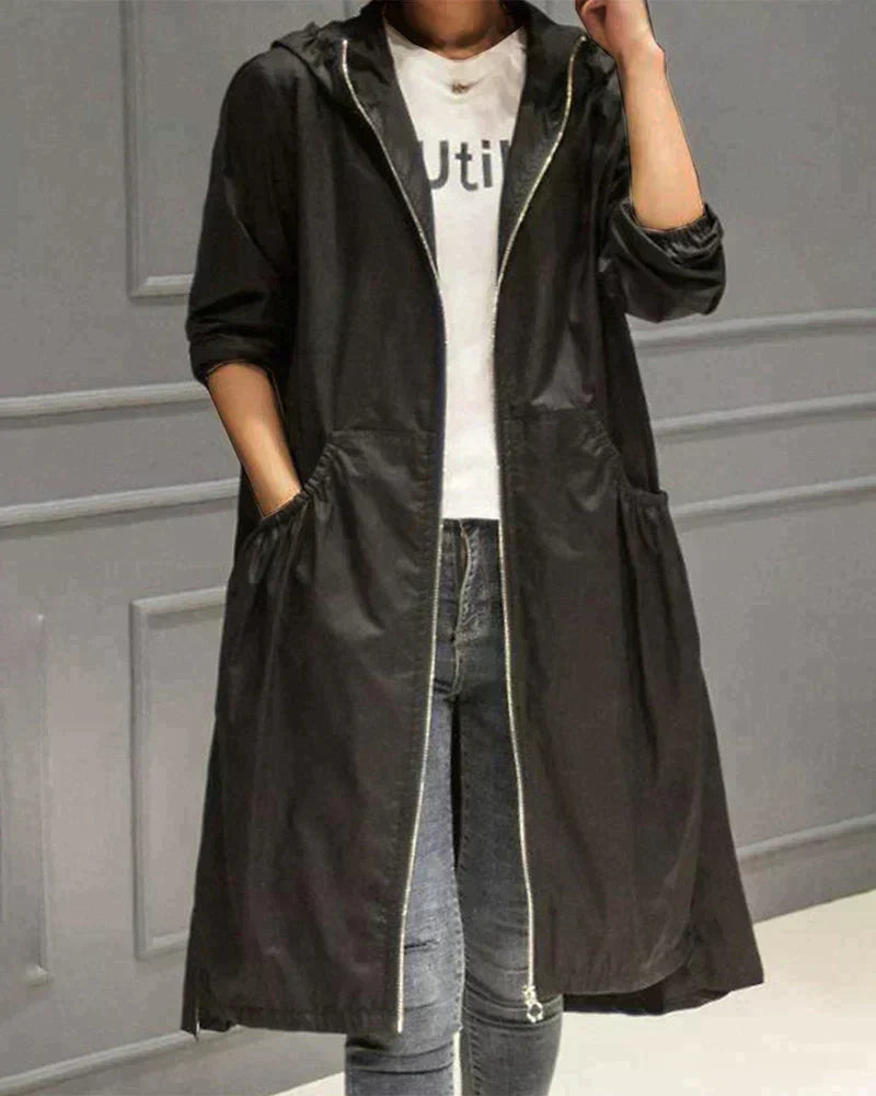 Image of Mia | Women's Longline Hooded Jacket