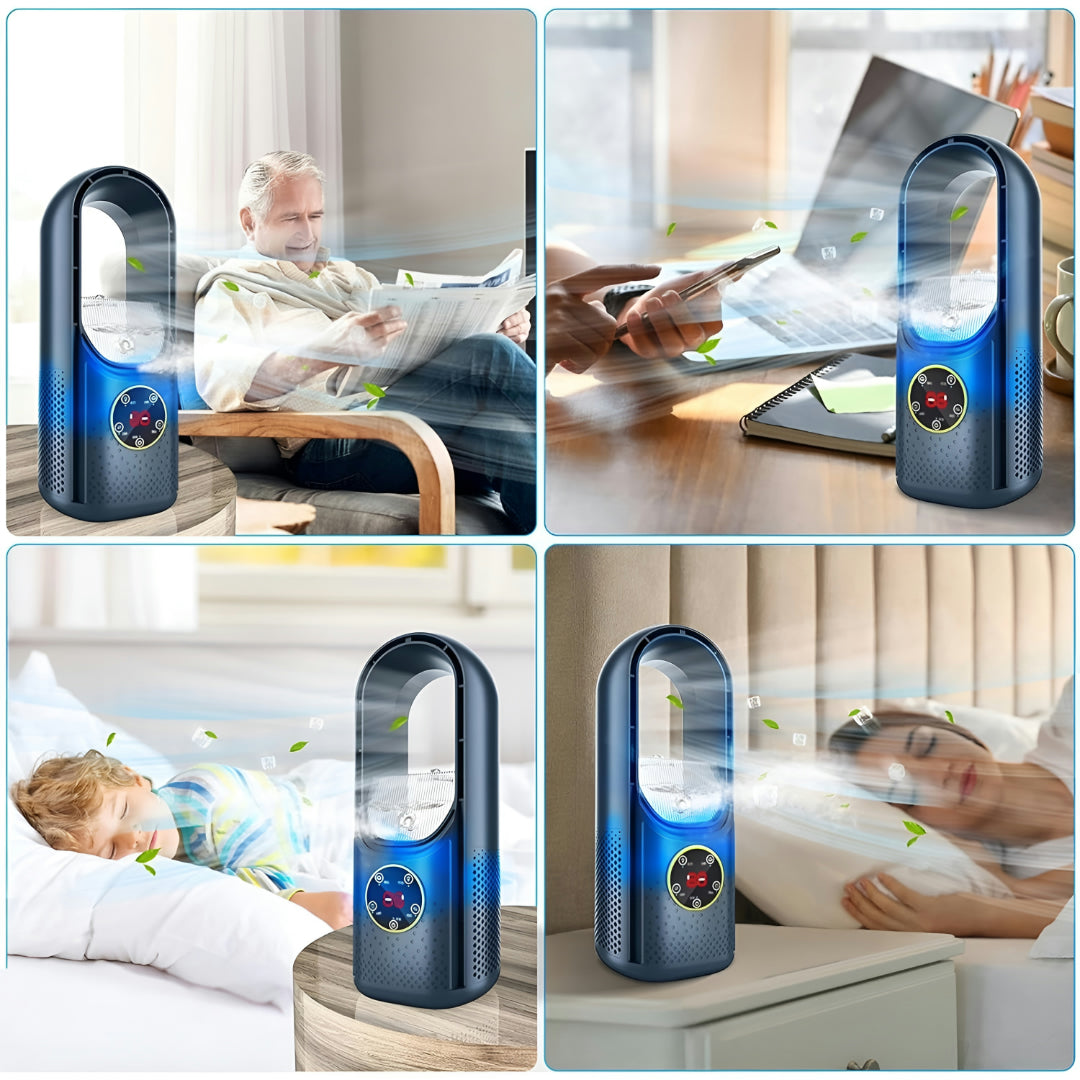 Mini Silent Portable Bladeless Air Conditioner for Home and Office