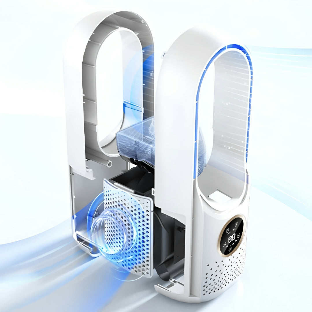Mini Silent Portable Bladeless Air Conditioner for Home and Office