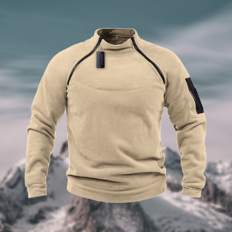Image of Murray | Men's Mock Neck Quarter Zip Sweater