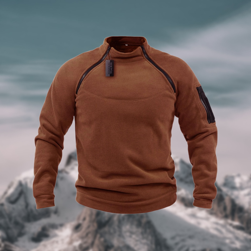 Image of Murray | Men's Mock Neck Quarter Zip Sweater