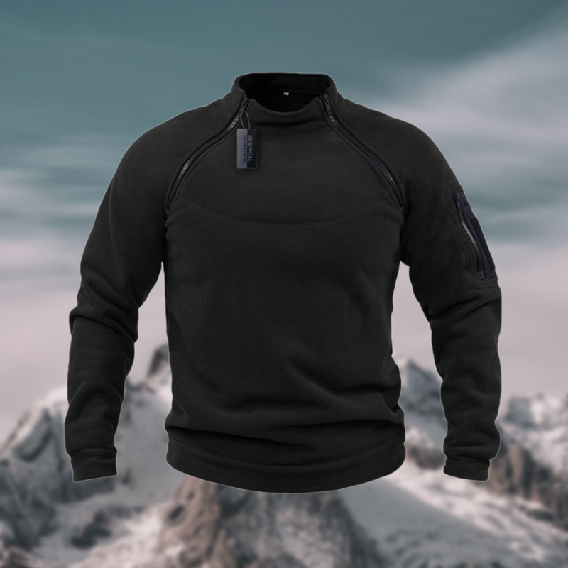 Image of Murray | Men's Mock Neck Quarter Zip Sweater