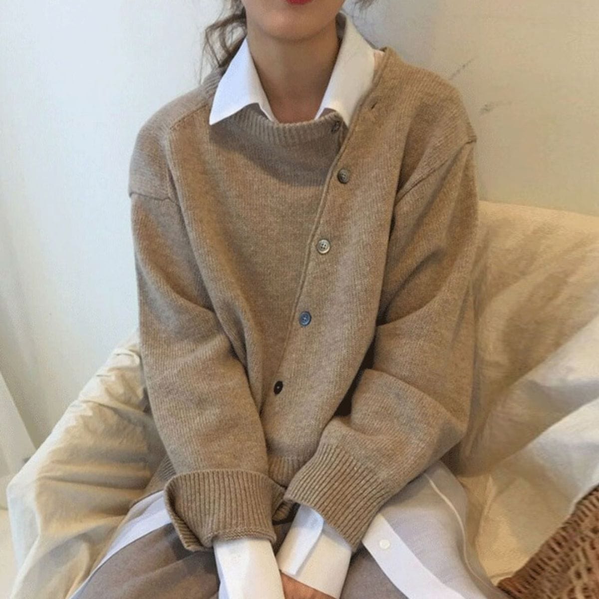 Image of Nadia | Women's Button-Front Relaxed Fit Cardigan