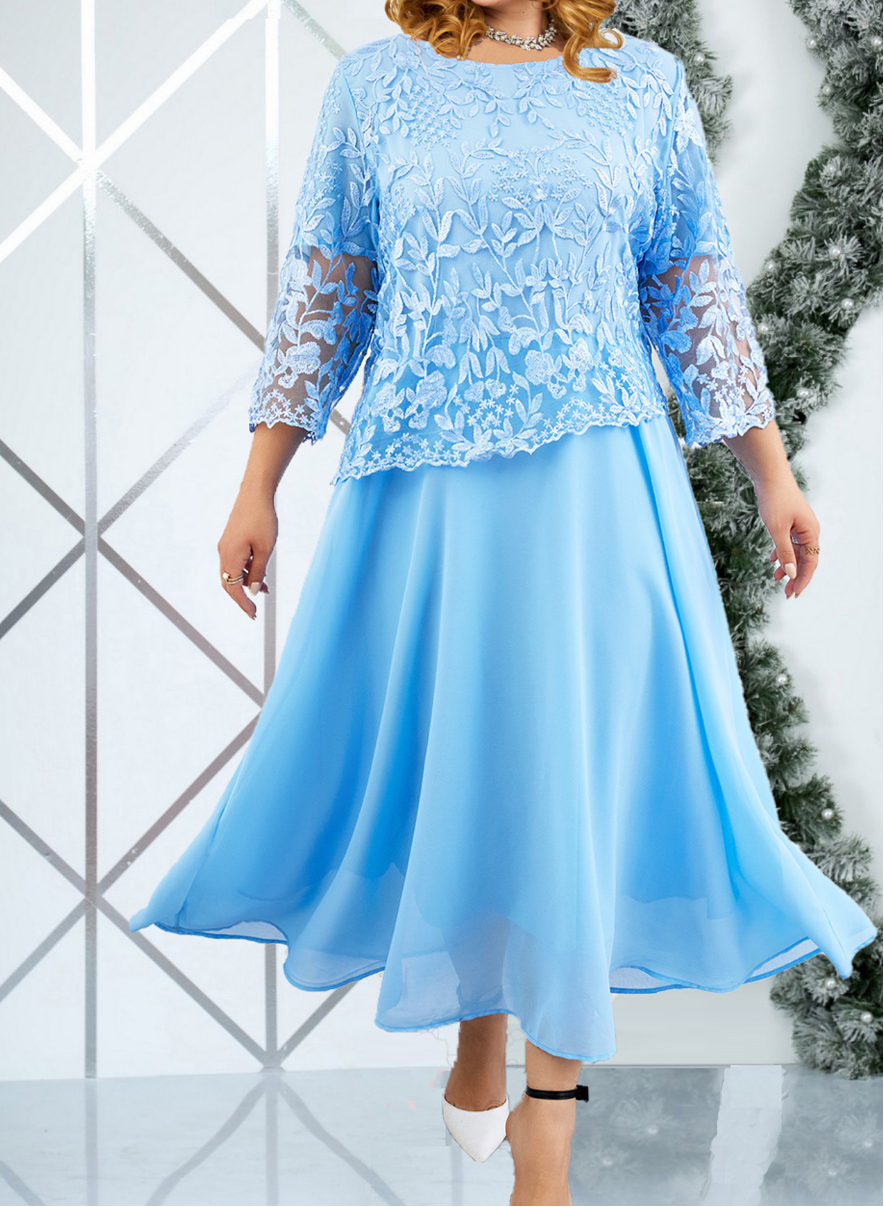 Image of Nancy | Women's A-Line Midi Dress