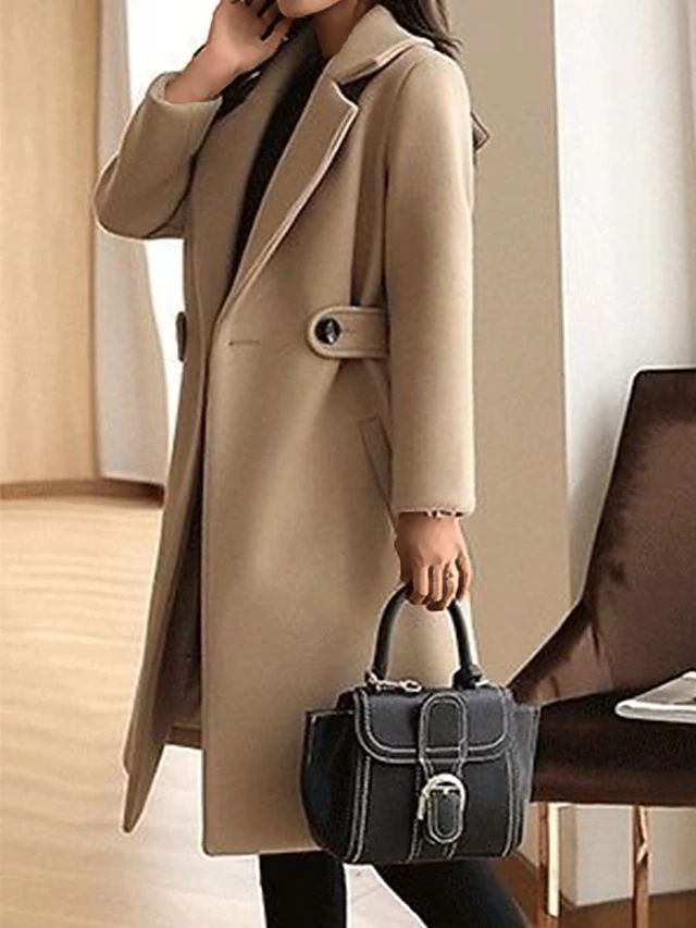 Image of Nancy | Women's Belted Long Coat