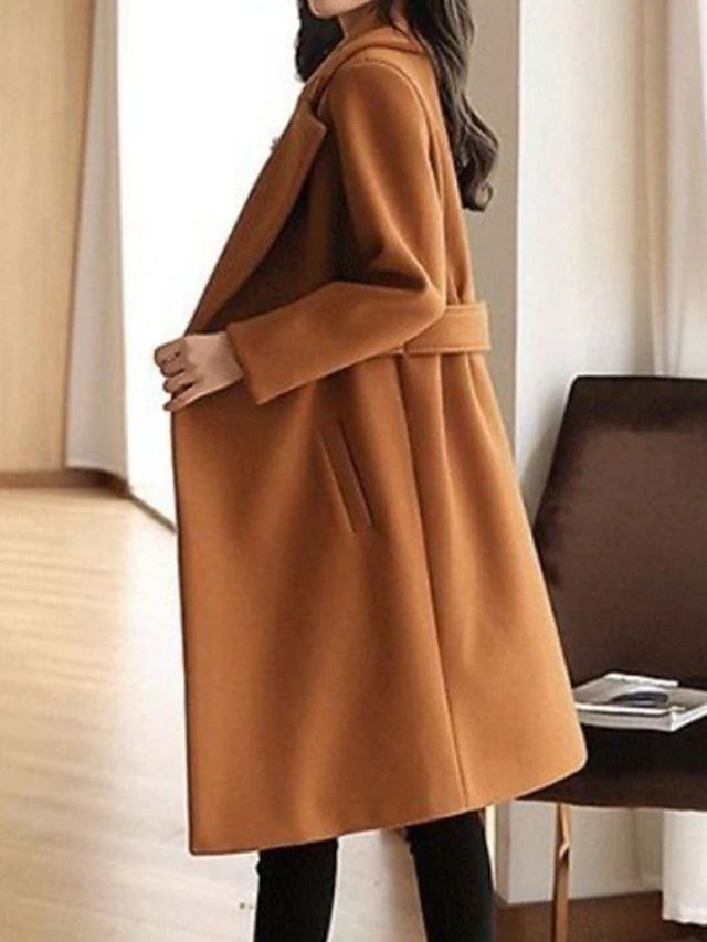Image of Nancy | Women's Belted Long Coat