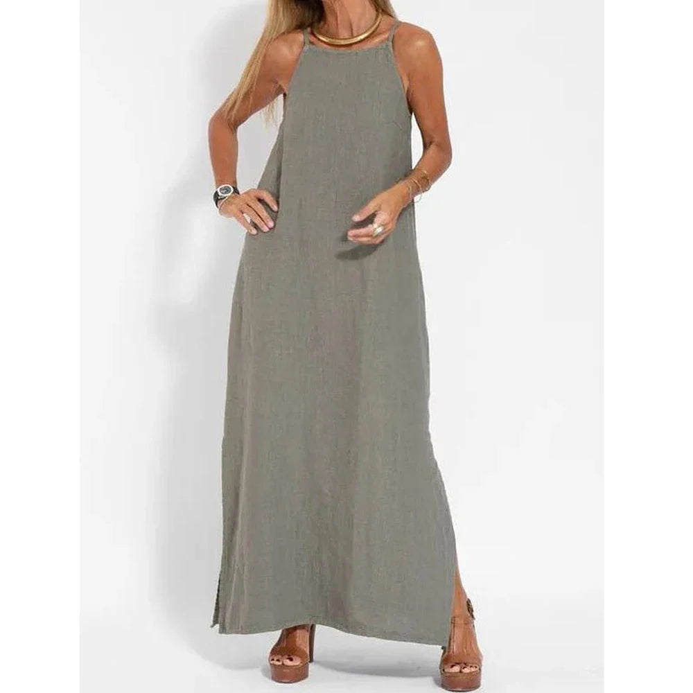 Image of Nancy | Women's Sleeveless Maxi Dress