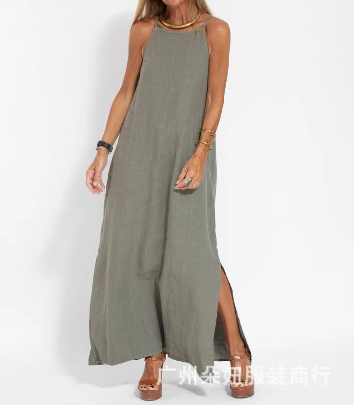 Image of Nancy | Women's Sleeveless Maxi Dress