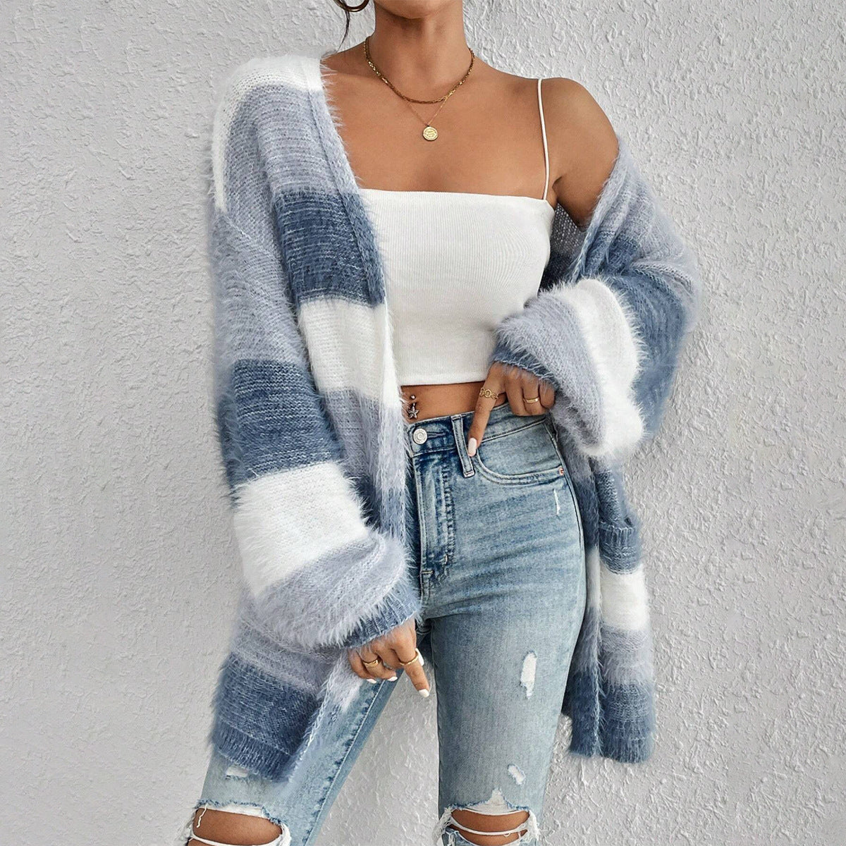 Image of Natalie | Women's Oversized Open Front Cardigan