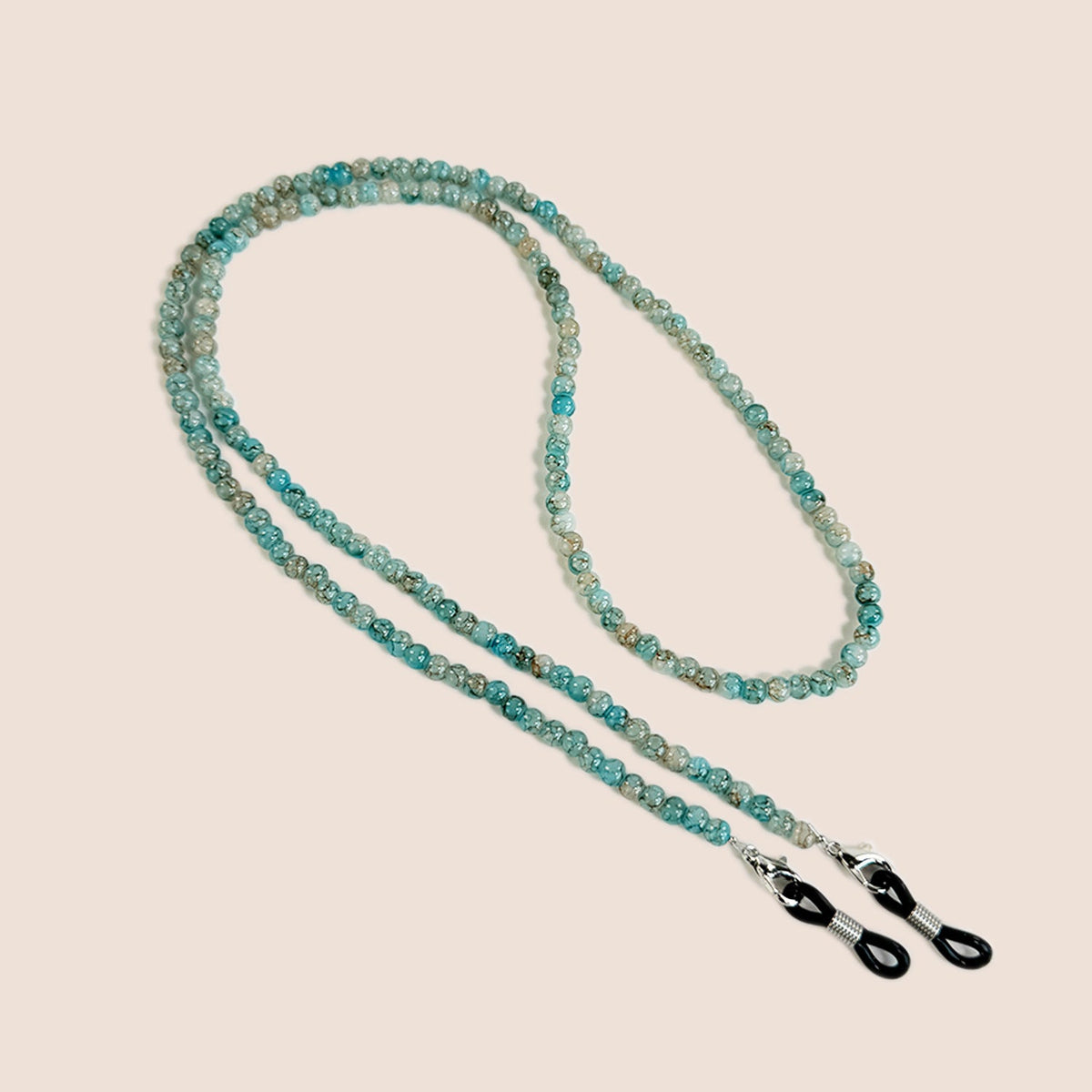 Natural Amethyst Beaded Glasses Chain