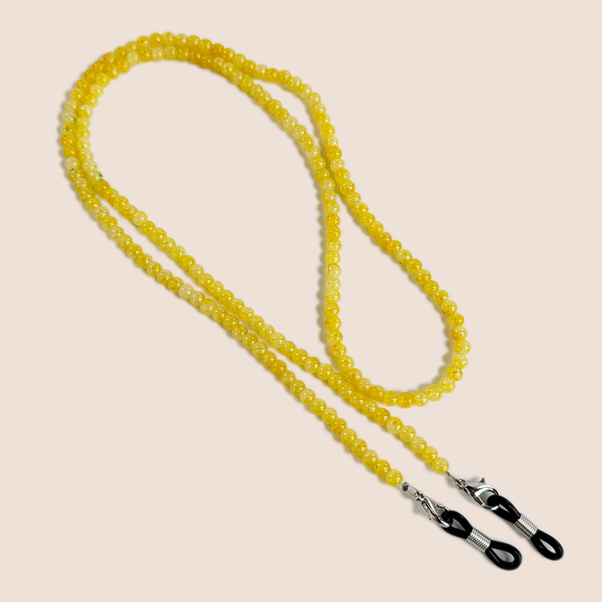 Natural Amethyst Beaded Glasses Chain