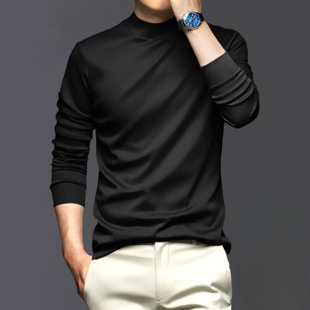 Image of Neil | Men's Slim-Fit Long Sleeve T-Shirt