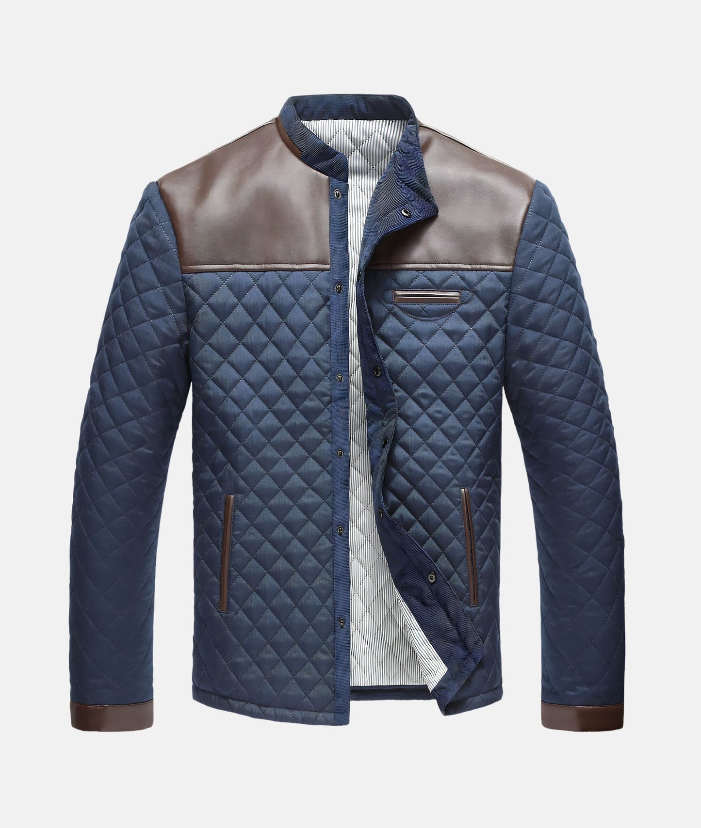 Image of Nelson | Men's Button-Down Quilted Jacket