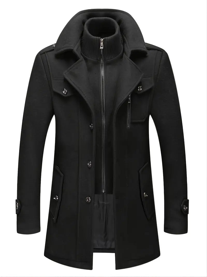 Image of Nicholas | Men's Double Breasted Overcoat