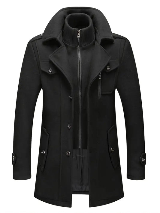 Image of Nicholas | Men's Double Breasted Overcoat
