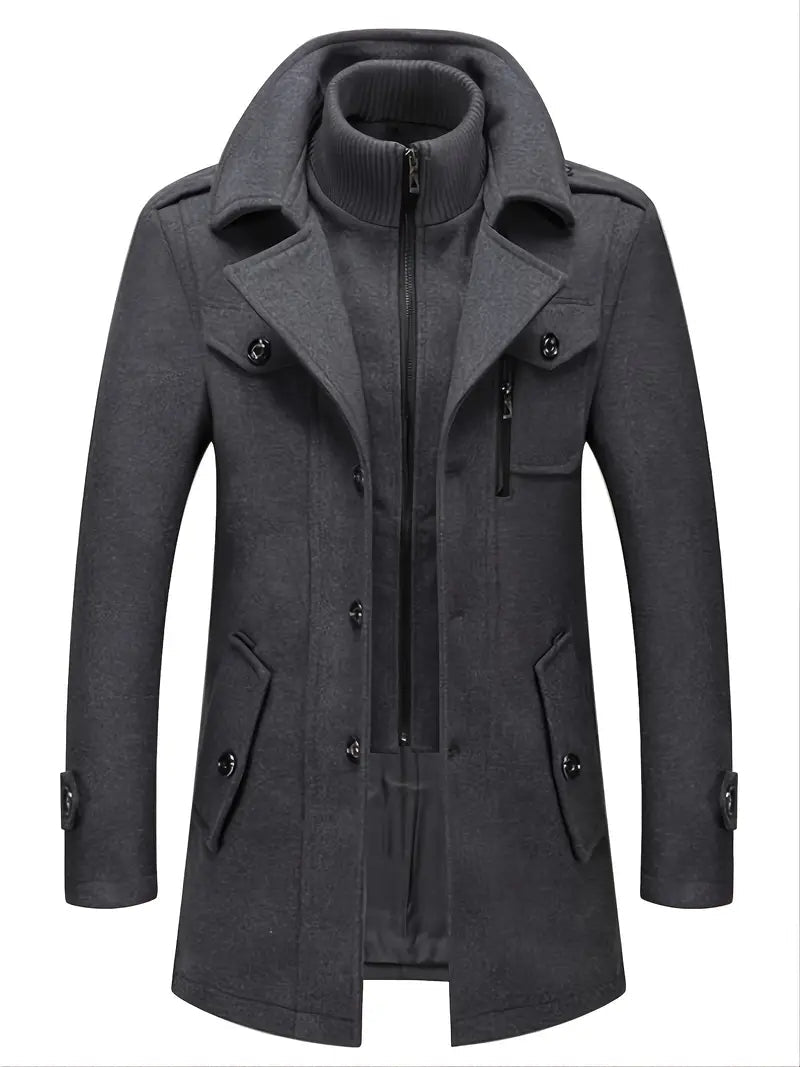 Image of Nicholas | Men's Double Breasted Overcoat