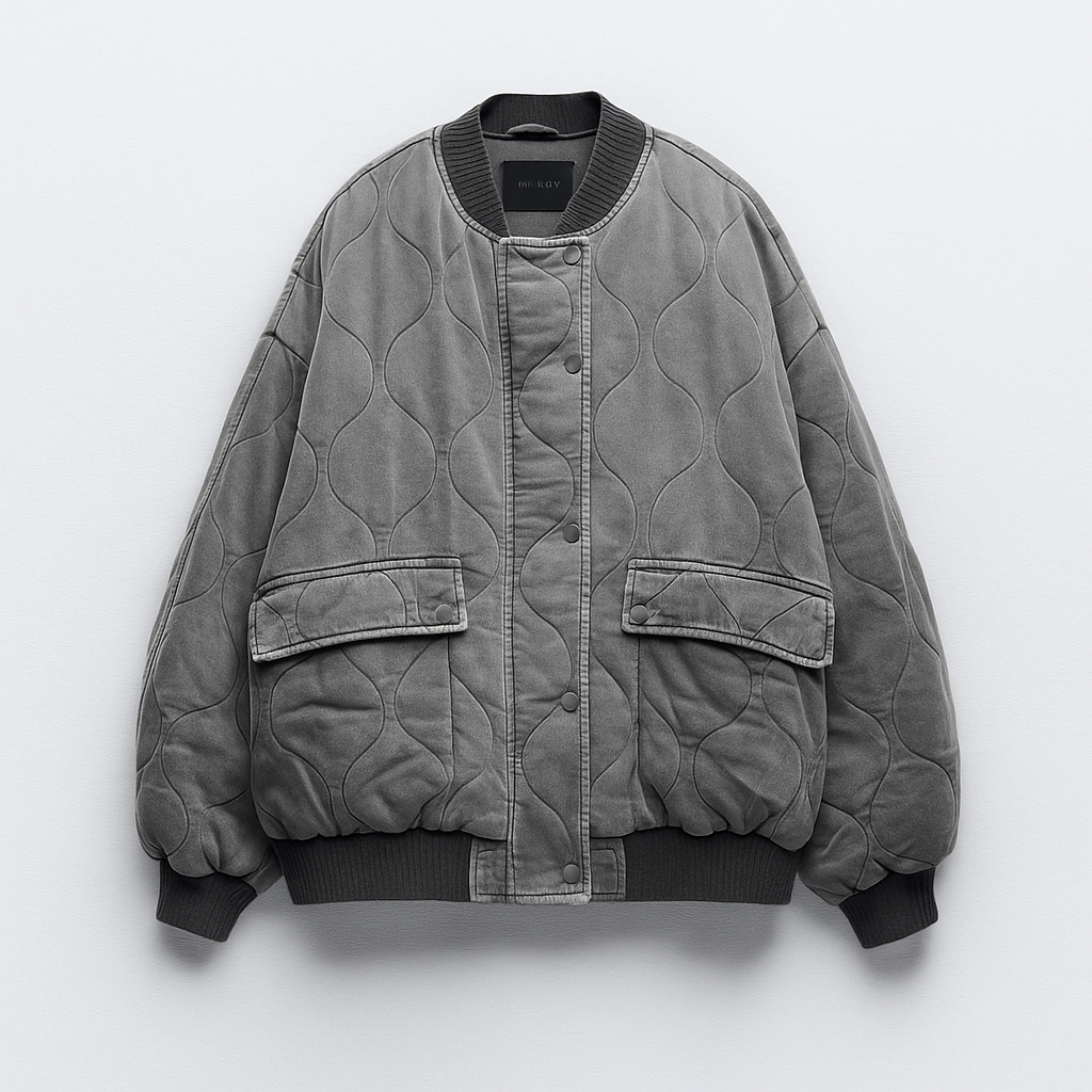 Image of Nicole | Women's Oversized Bomber Jacket