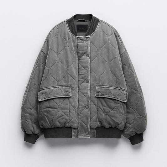 Image of Nicole | Women's Oversized Bomber Jacket