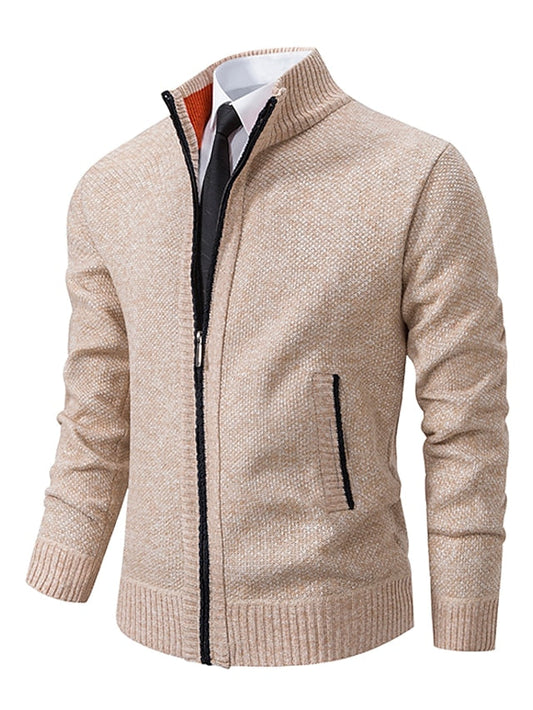 Image of Noah | Men's Zip-Up Cardigan