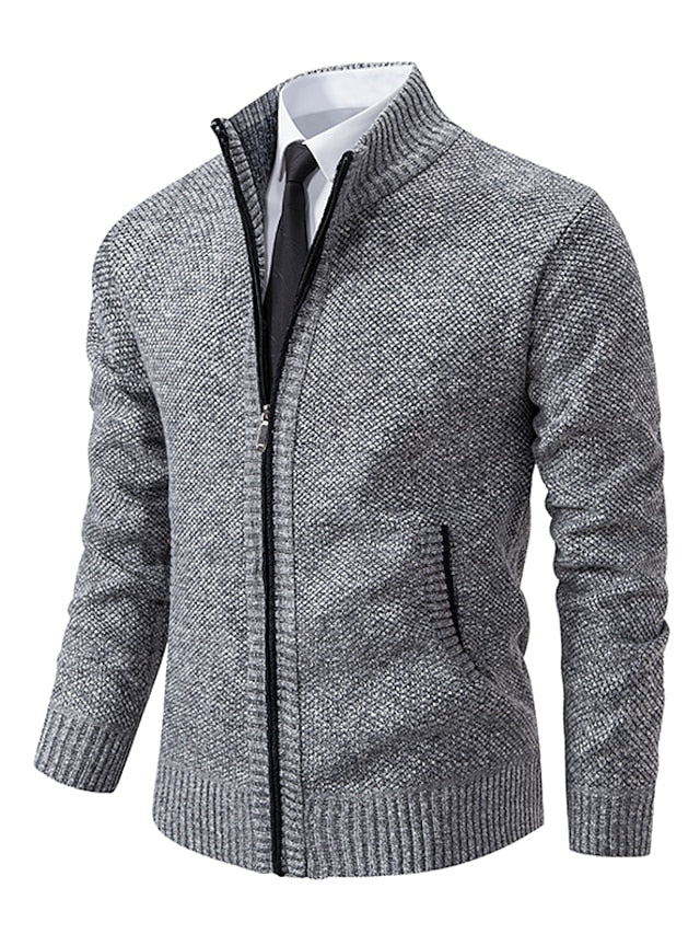 Image of Noah | Men's Zip-Up Cardigan