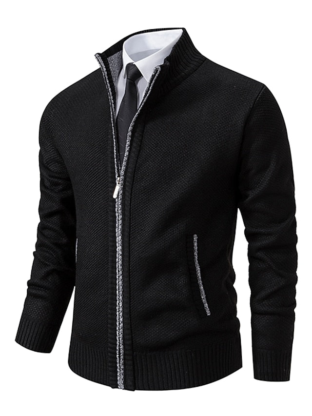 Image of Noah | Men's Zip-Up Cardigan