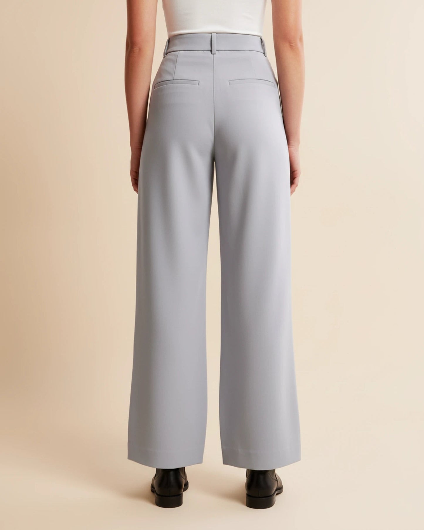 Image of Pam | Women's High-Waisted Pleated Wide Leg Pants
