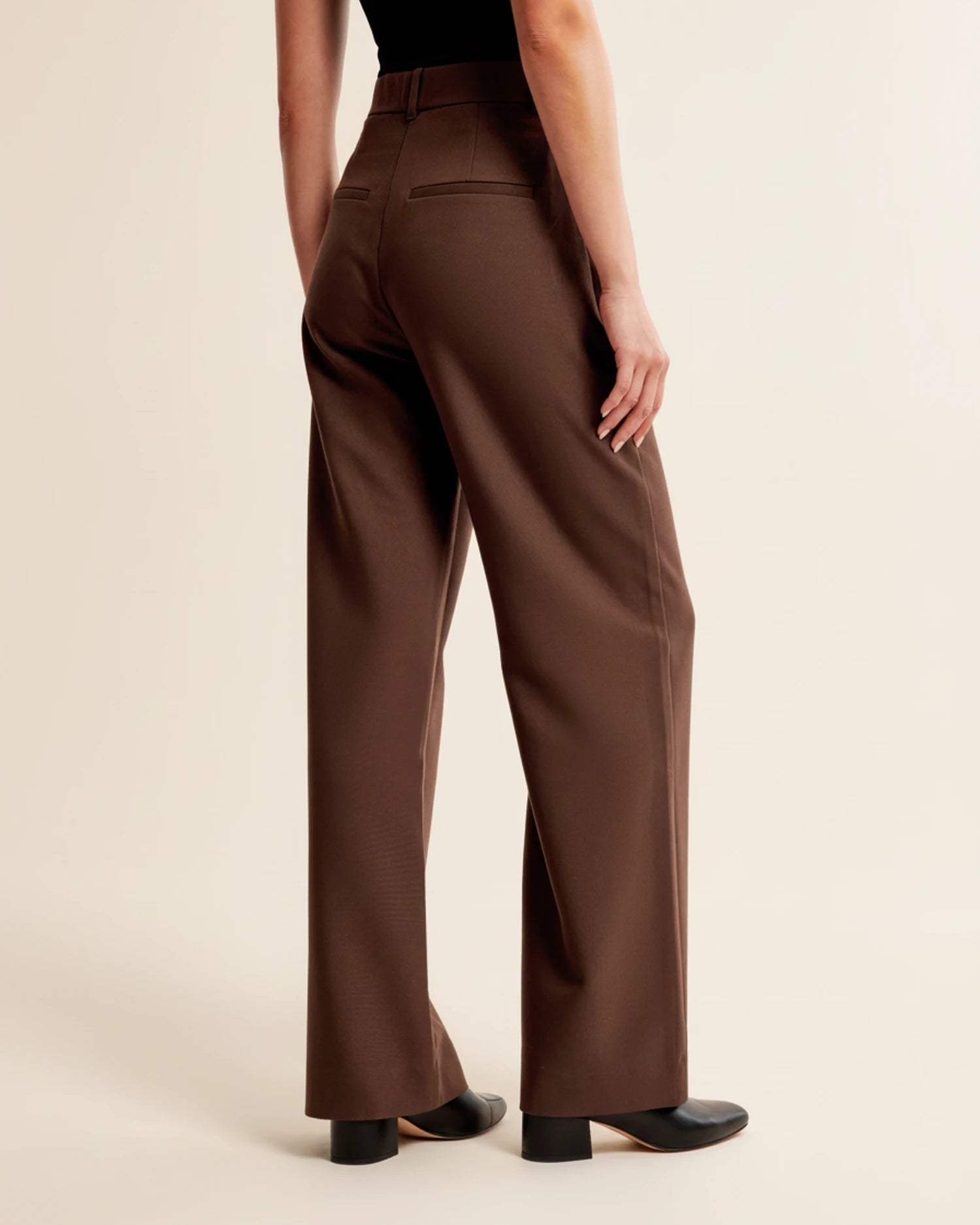 Image of Pam | Women's High-Waisted Pleated Wide Leg Pants