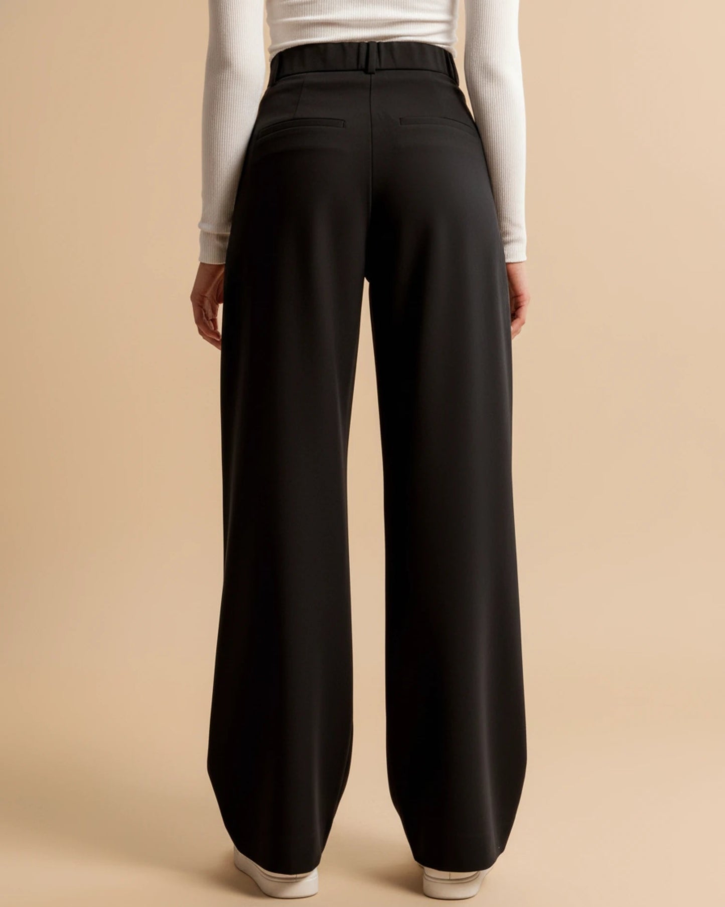 Image of Pam | Women's High-Waisted Pleated Wide Leg Pants