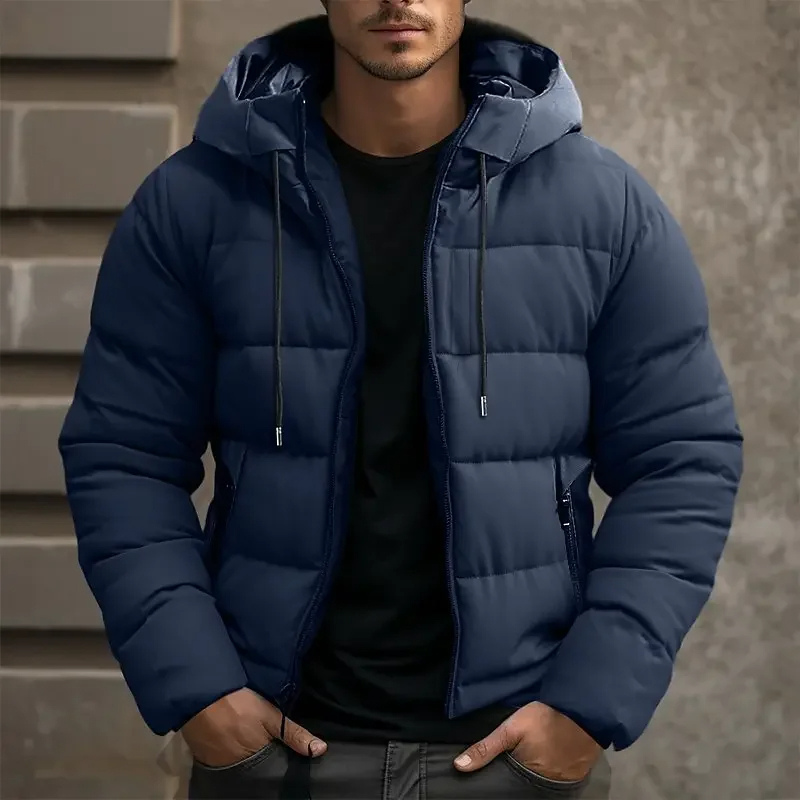 Image of Paul | Men's Hooded Quilted Puffer Jacket