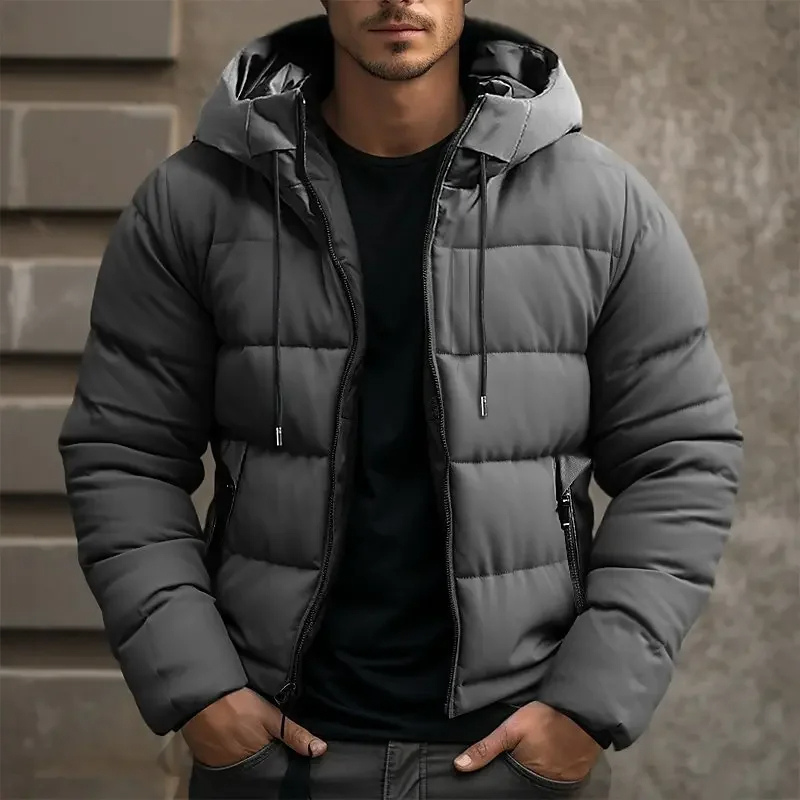 Image of Paul | Men's Hooded Quilted Puffer Jacket