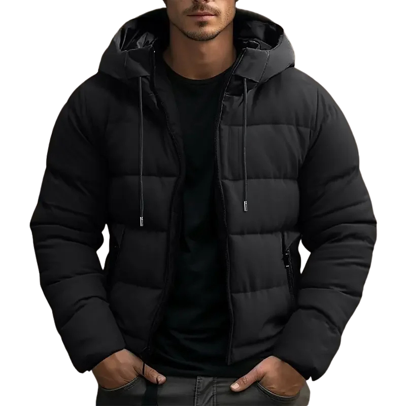 Image of Paul | Men's Hooded Quilted Puffer Jacket