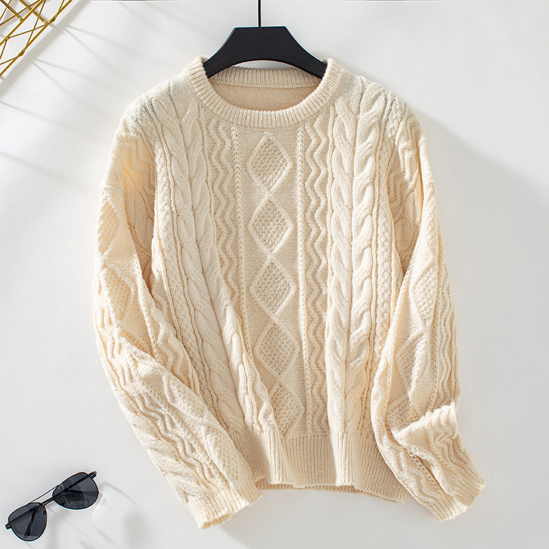 Image of Piper | Women's Cable Knit Long Sleeve Sweater