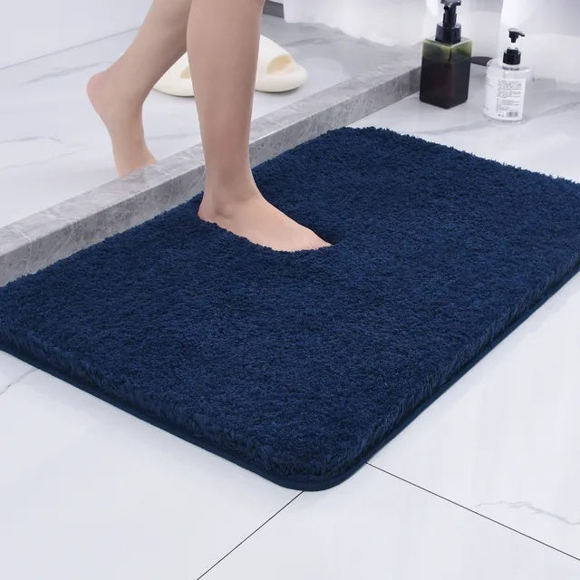 Plush Faux Fur Bath Mat