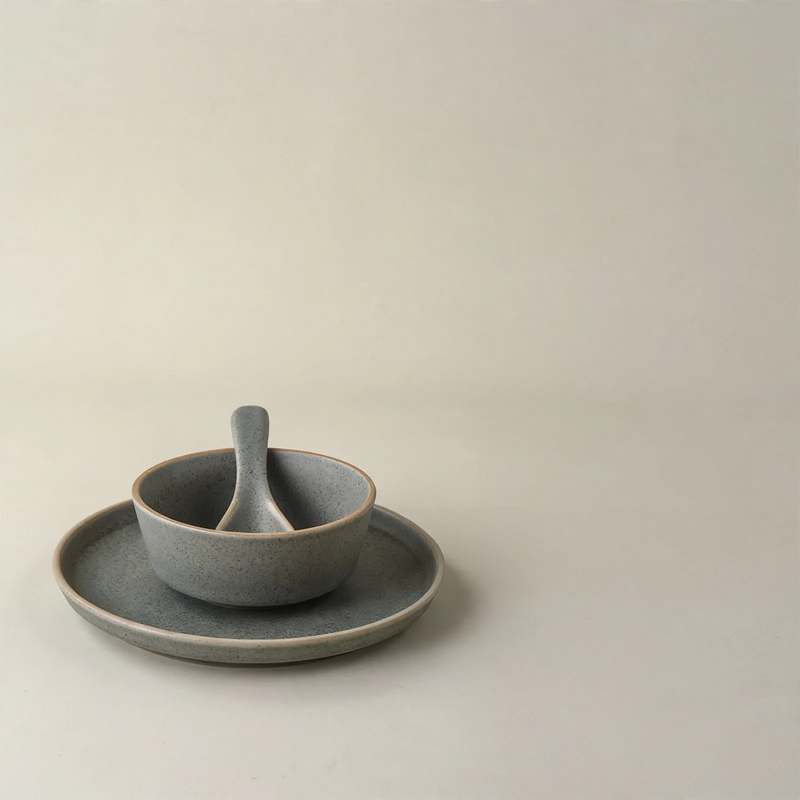 Porcelain Dinnerware Set with Gold Rim