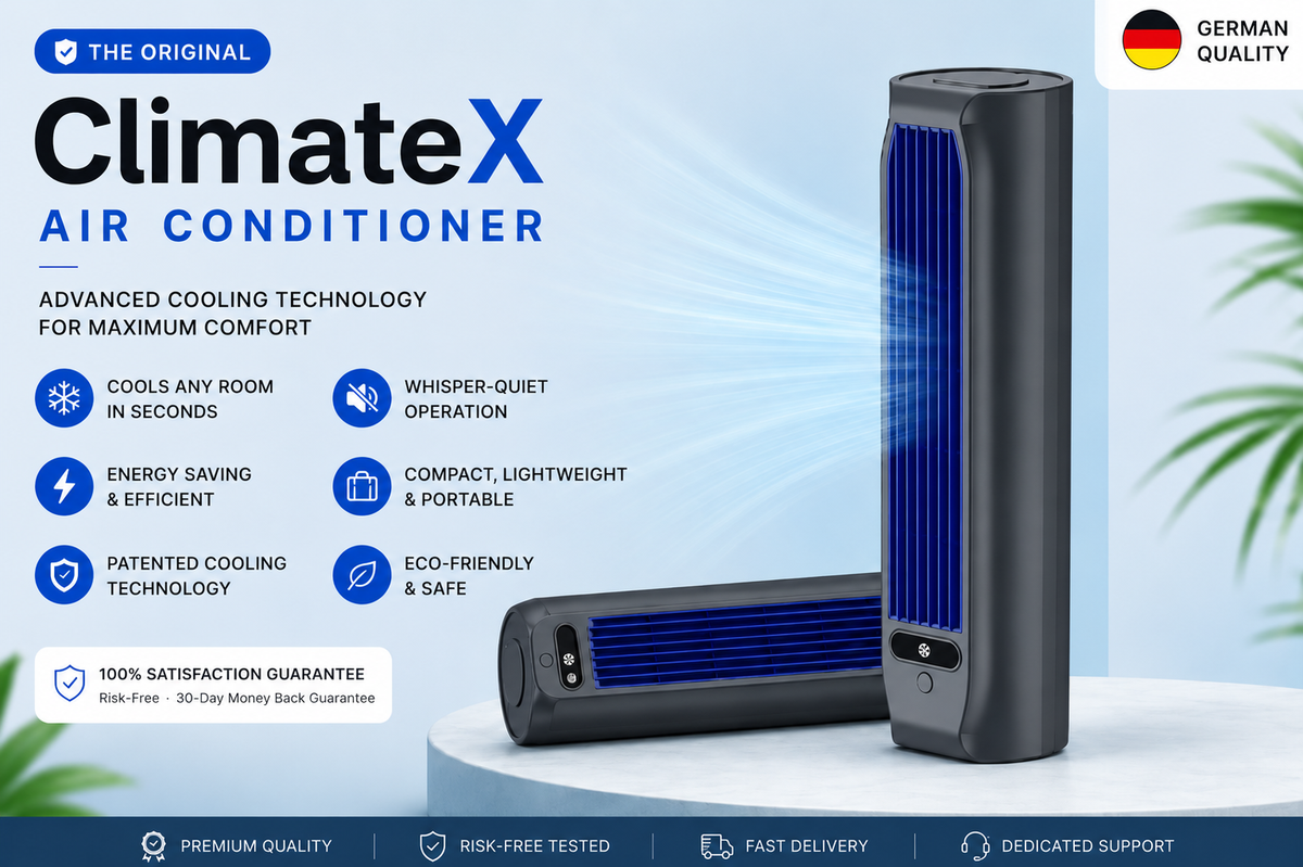 Portable Air Conditioner | Wall-Mountable, Fast Cooling & Long-Lasting Battery for Home and Office Use