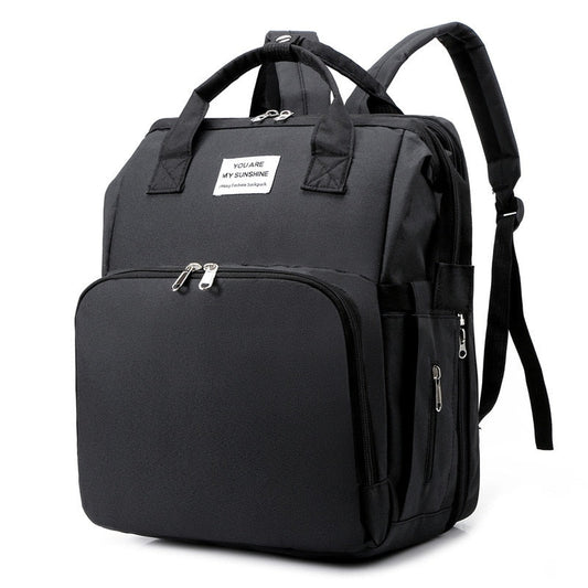 Portable Baby Bed & Nappy Bag - Multifunction Travel Backpack