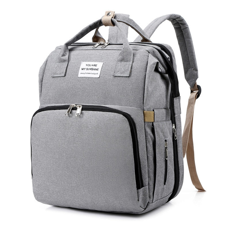 Portable Baby Bed & Nappy Bag - Multifunction Travel Backpack